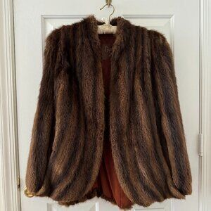 Vintage Gunther Jaeckel Fur Shawl Cape